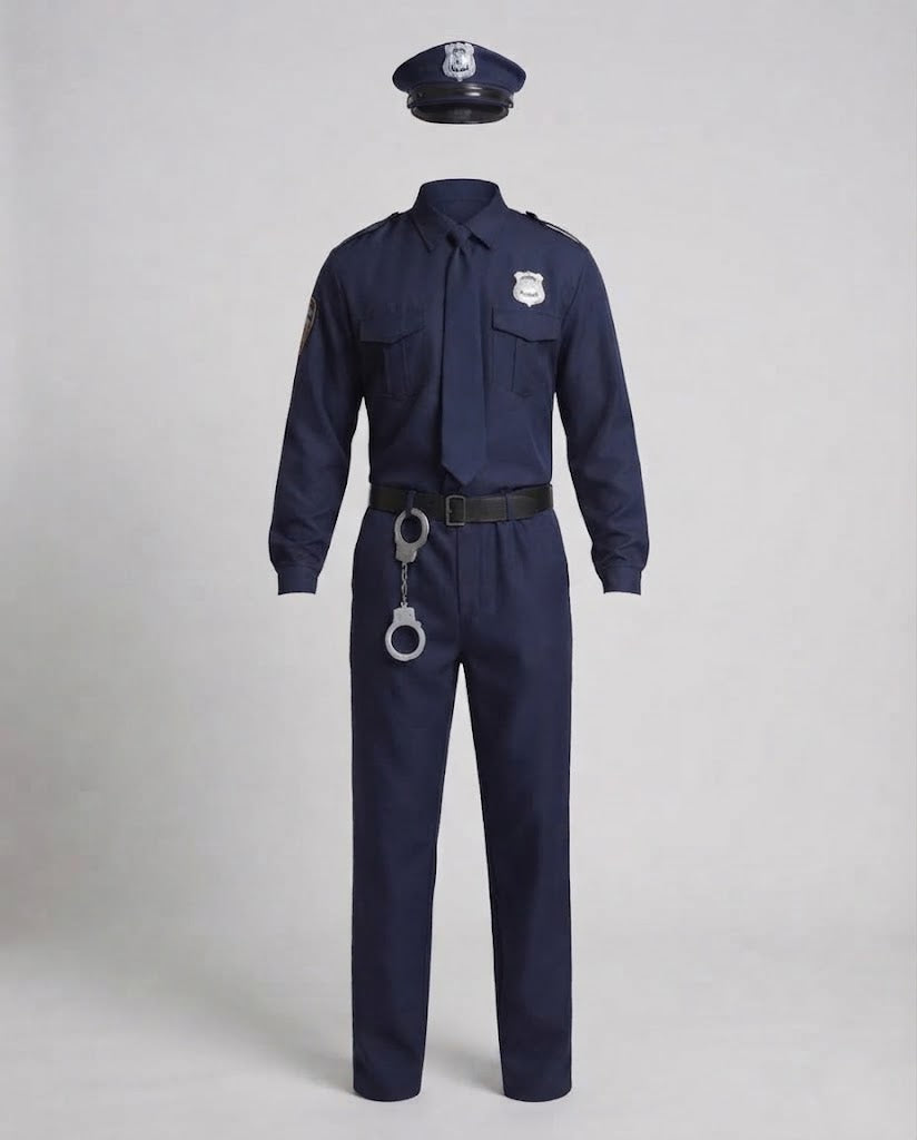 Men's police uniform with authentic details and high-quality material Shop Velvia