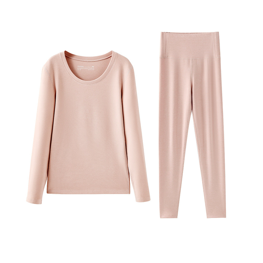 Thermal thermal underwear set for couples, lined