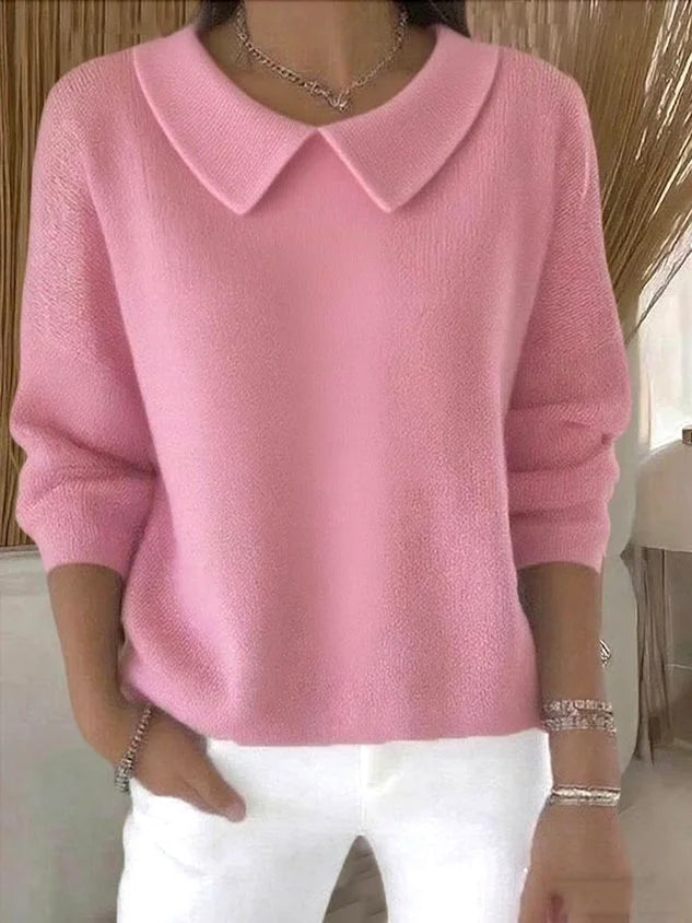 Shop Velvia | Collar Knit Women's Sweater