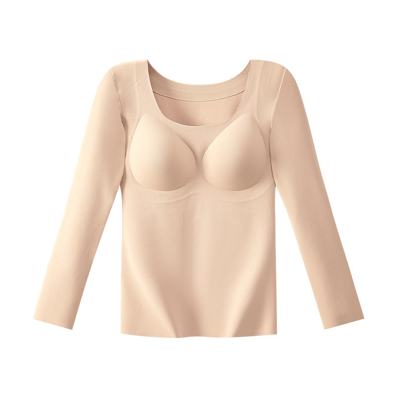 Women's thermal top, self-heating, antibacterial