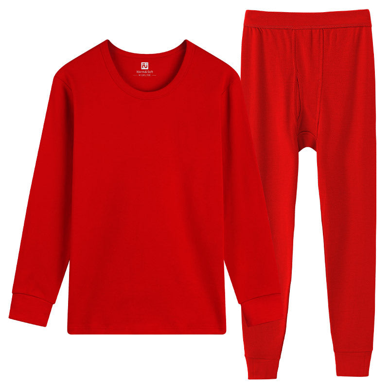 Underwear set in red for women and men