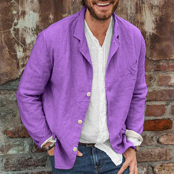 Shop Velvia | Men's Linen Jacket
