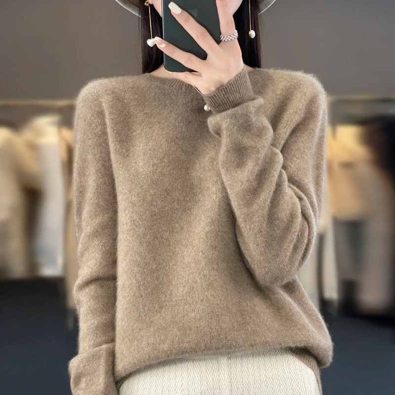 Shop Velvia | Cashmere Pullover Women Stylish Round Neck, Soft & Comfortable