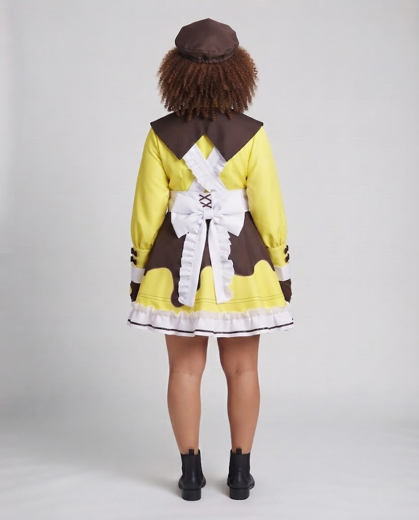 Ladies costume dress with animal motifs and various accessories Shop Velvia
