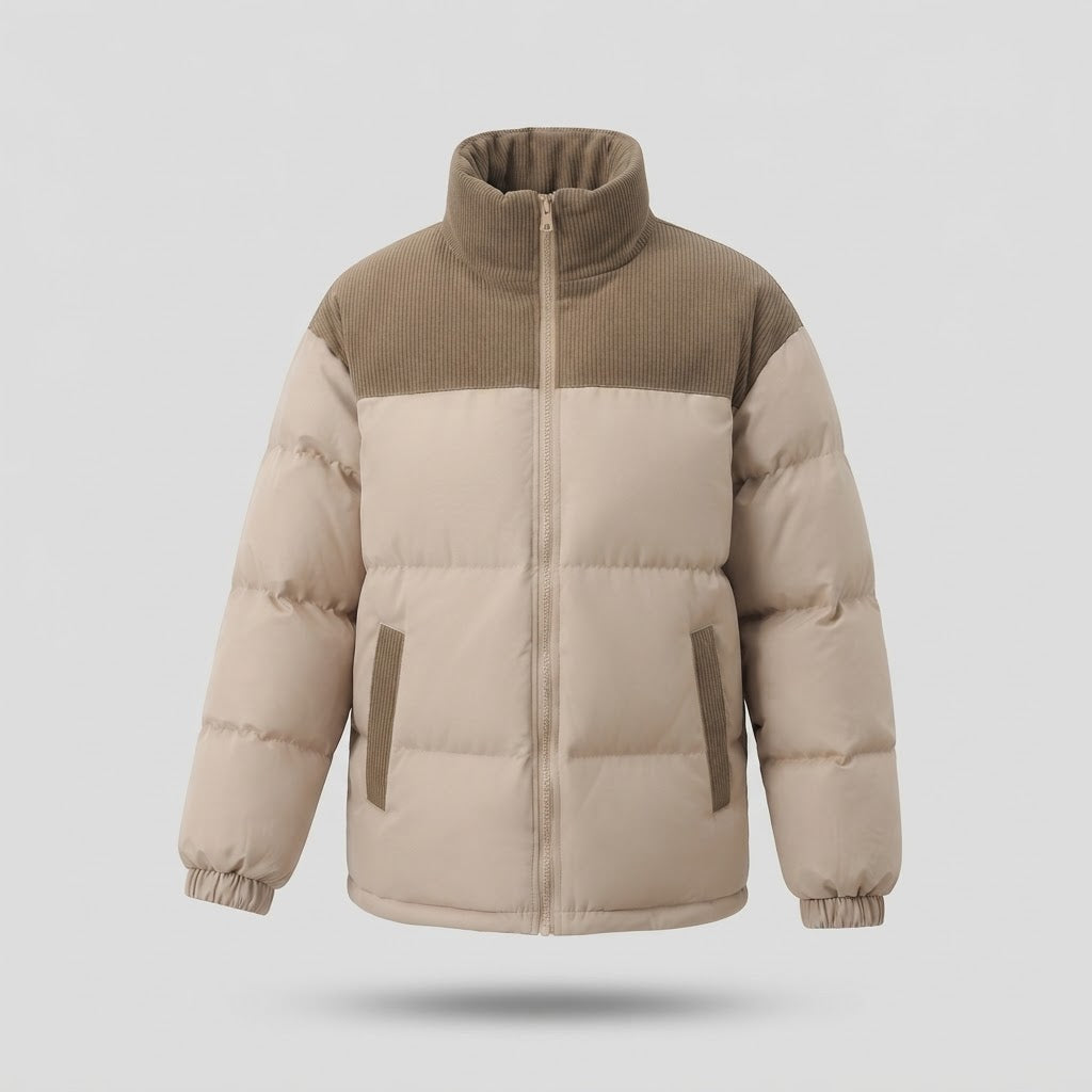 Women's Stylish Down Jacket with High Collar Shop Velvia