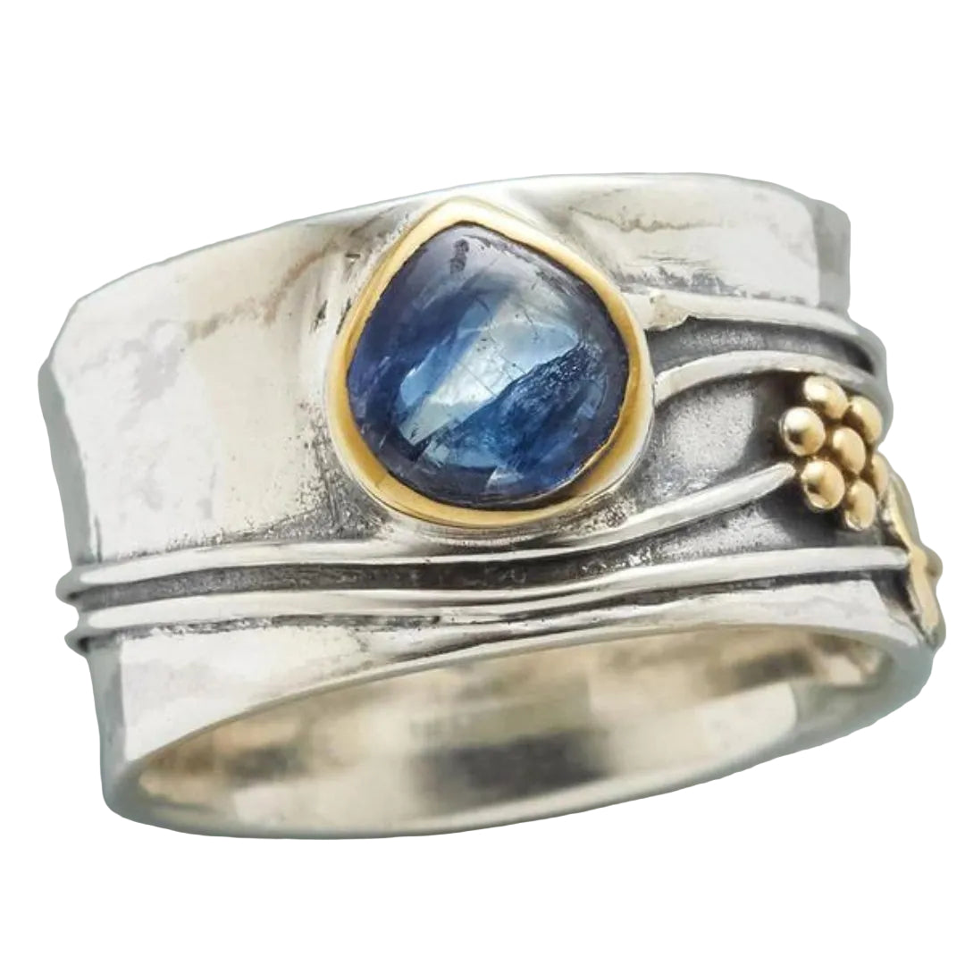 Bohemian Gemstone Meditation Ring