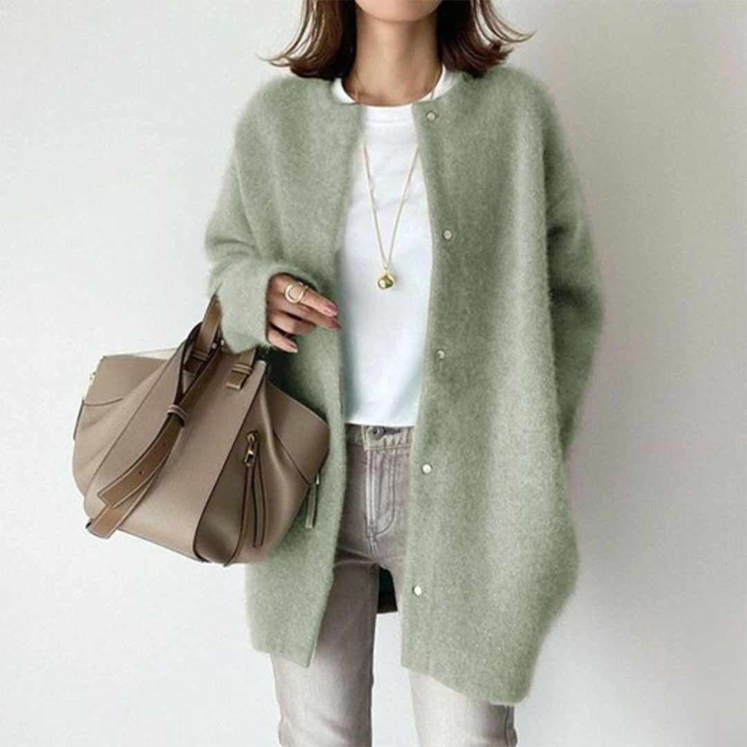 Shop Velvia | Refined Knitted Cardigan With Style