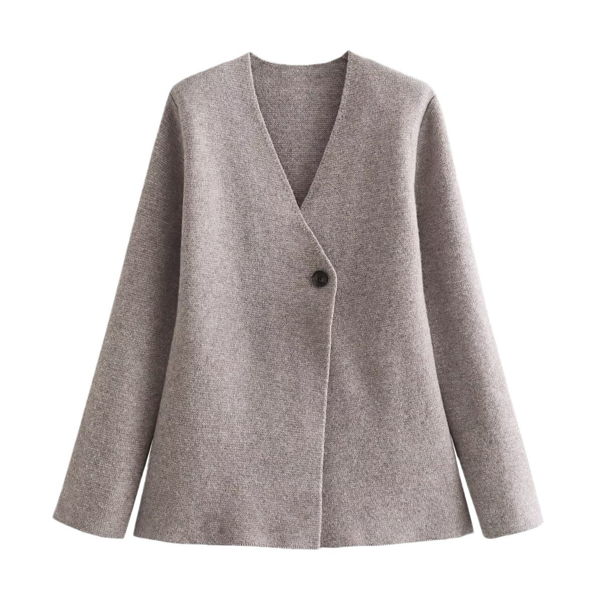 Women's fitted tailored blazer with peplum hem and single-button placket Shop Velvia