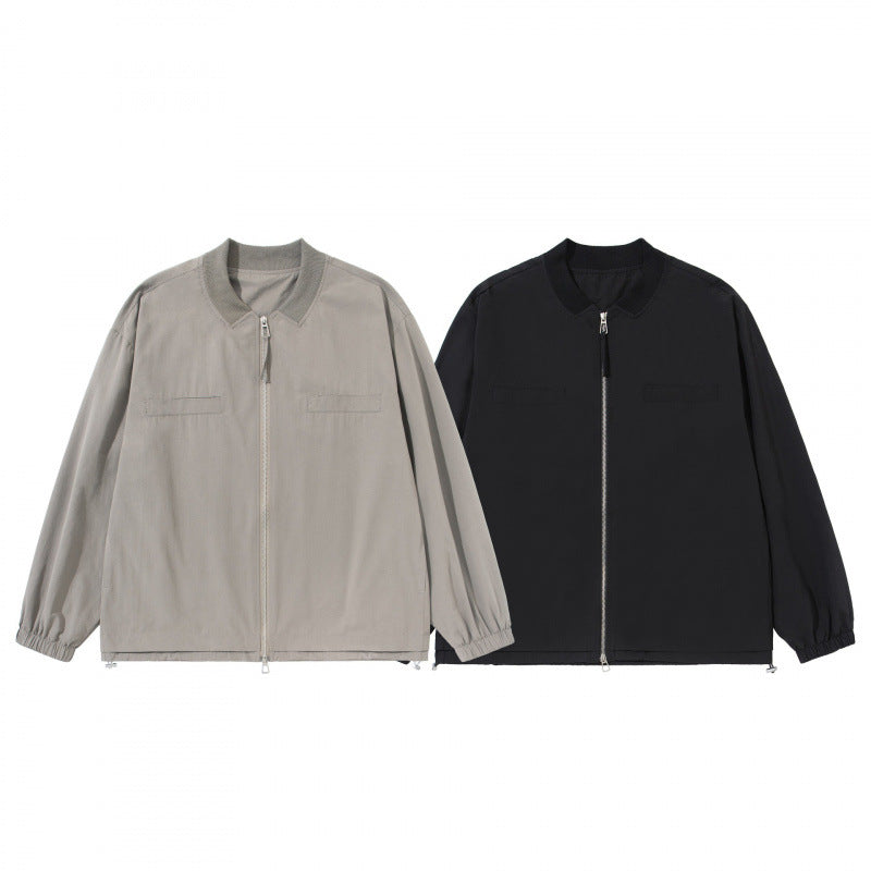 Unisex Lightweight Short Blouson Jacket Shop Velvia