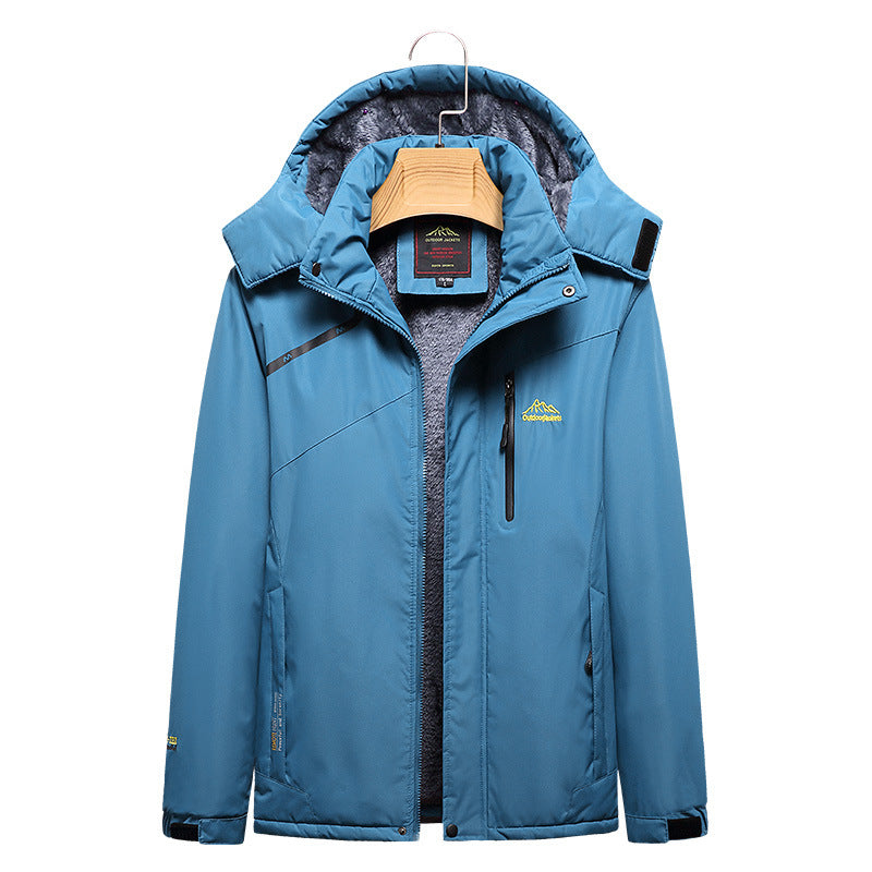 Women's Quilted Winter Jacket with Fleece Lining, Removable Hood, and Waterproof Softshell Outer Layer Shop Velvia