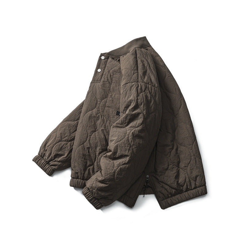 Unisex Padded Oversized Anorak Pullover with Half Snap Placket, Raglan Sleeves, and Drawstring Hem Shop Velvia