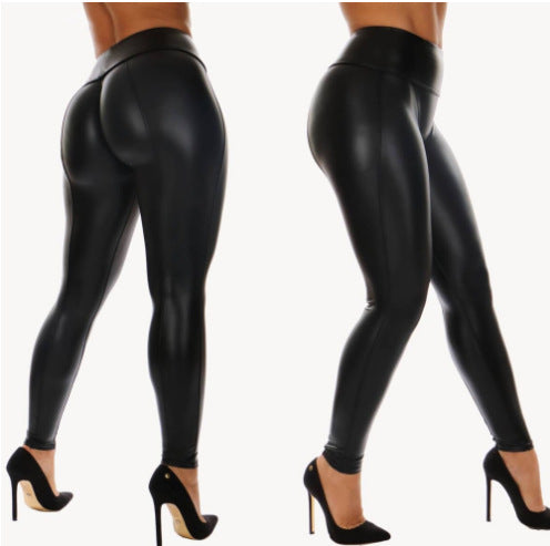 Shop Velvia | Elegant Leather Leggings