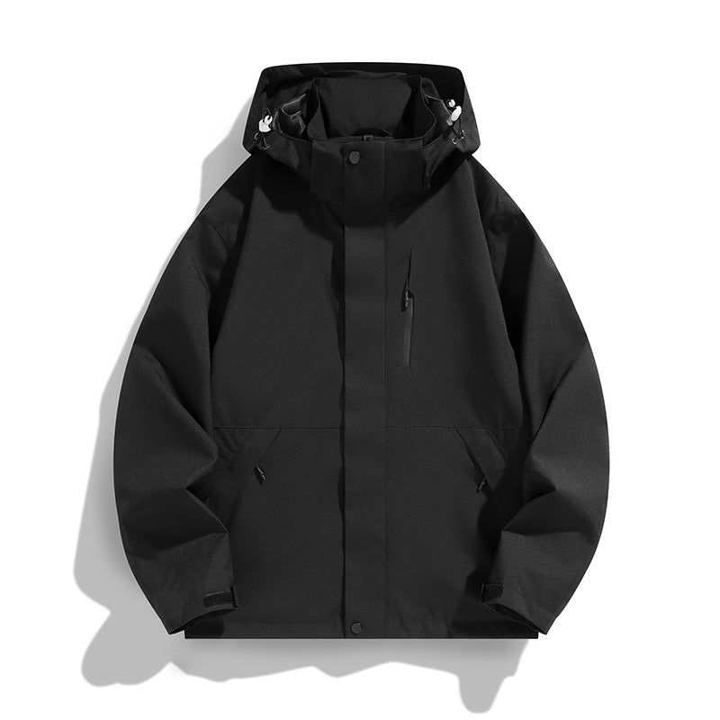 Women Oversize Softshell Hooded Jacket with Drop Shoulder, Concealed Zippers and Drawstring Shop Velvia