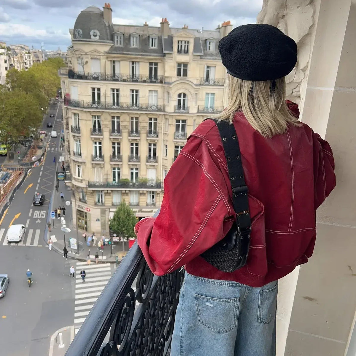 Shop Velvia | Oversized Vegan Leather Jacket - Modern, Stylish & Animal Friendly