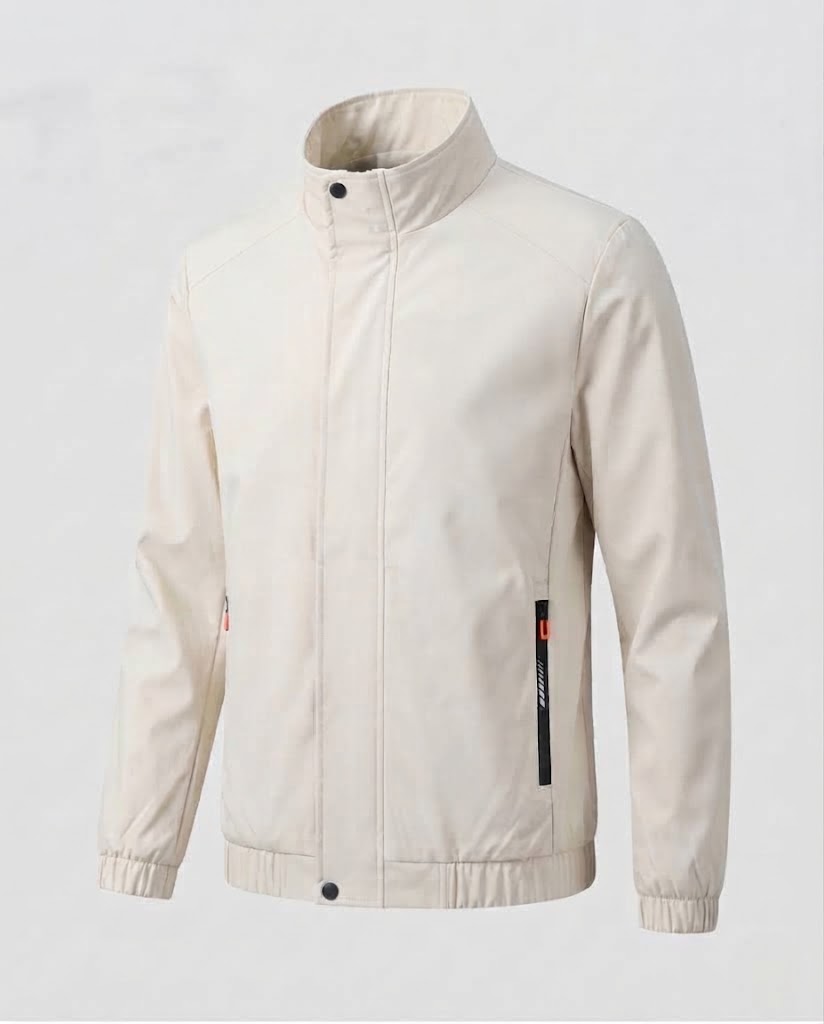 Men's Fashion Transitional Jacket with Practical Zipper Pockets Shop Velvia