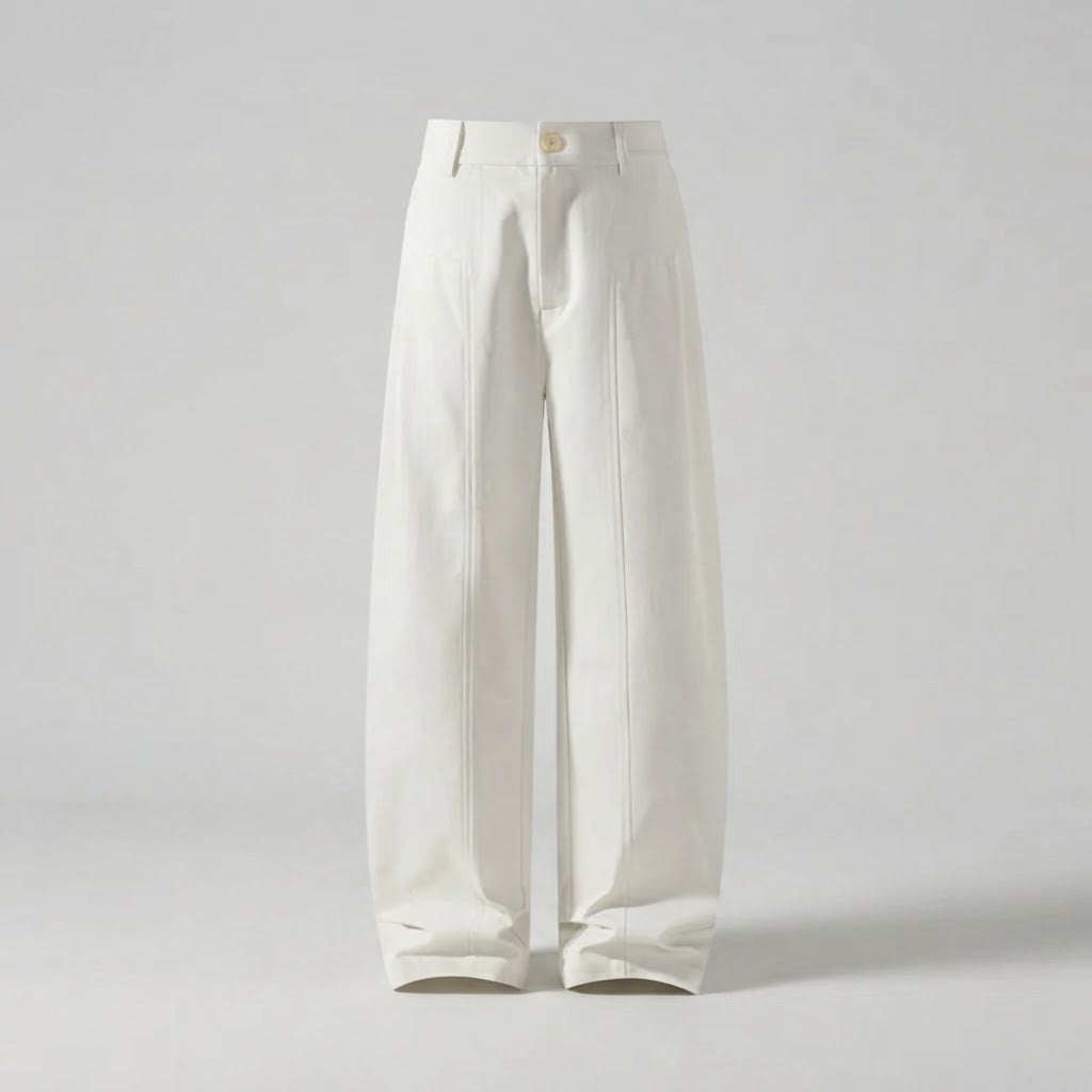 Ladies' ultra-modern cut fabric trousers Shop Velvia