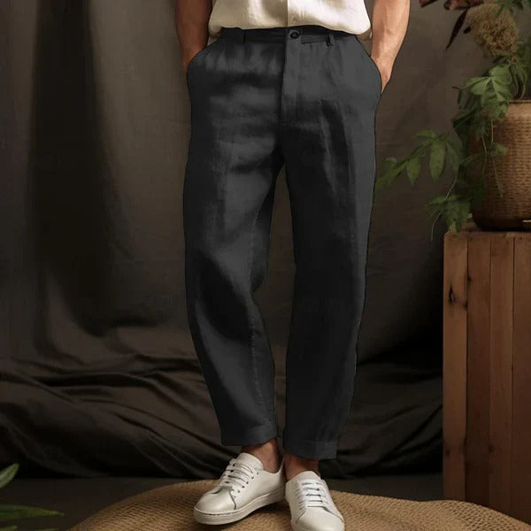 Shop Velvia | Linen Pants Men Light And Breathable