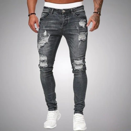 Shop Velvia | Stretchable Ripped Jeans for Men