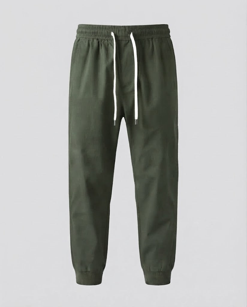 Men's Lightweight Elastic Jogger Pants with Drawstring and Ankle Hem Shop Velvia