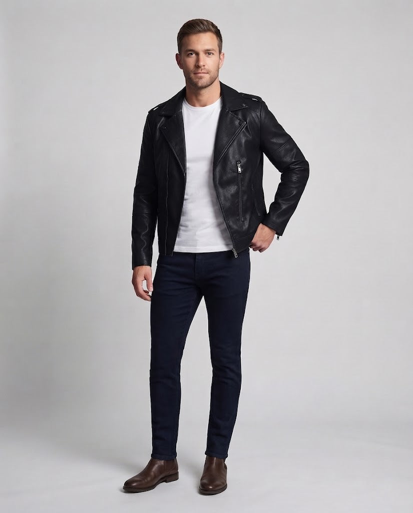 Men's Fashion Biker Jacket Shop Velvia