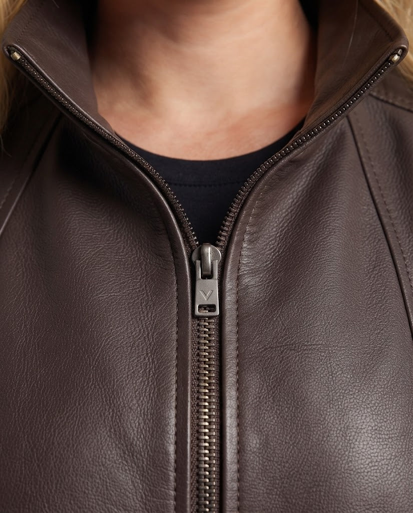 Women's Fashionable Faux Leather Jacket Shop Velvia