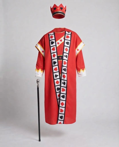 Men's Royal Costume with Elaborate Cape and Crown Shop Velvia