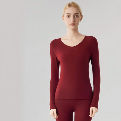 Women's Thermal Set, warming, lined, antibacterial
