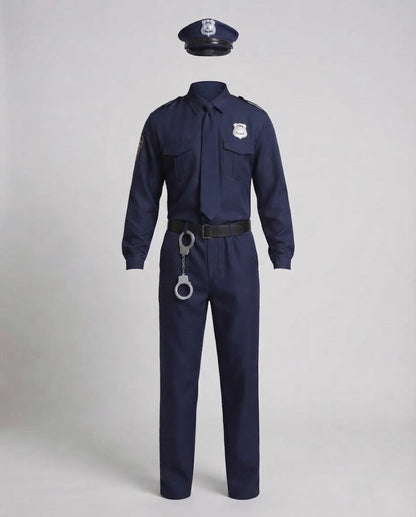 Men's police uniform with authentic details and high-quality material Shop Velvia