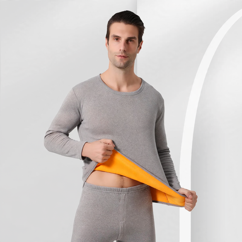 Thermo Set for couples, lined, round neck