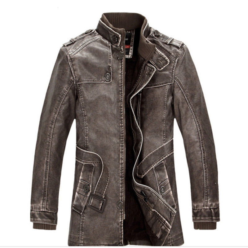 Men's Thermal Denim Parka with Sherpa Lining, High Collar and Multifunctional Pockets Shop Velvia