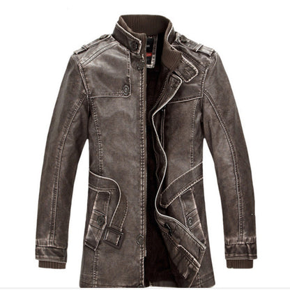 Men's Thermal Denim Parka with Sherpa Lining, High Collar and Multifunctional Pockets Shop Velvia