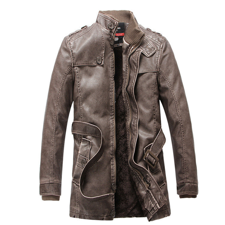 Men's Thermal Denim Parka with Sherpa Lining, High Collar and Multifunctional Pockets Shop Velvia