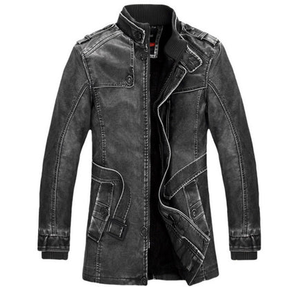 Men's Thermal Denim Parka with Sherpa Lining, High Collar and Multifunctional Pockets Shop Velvia