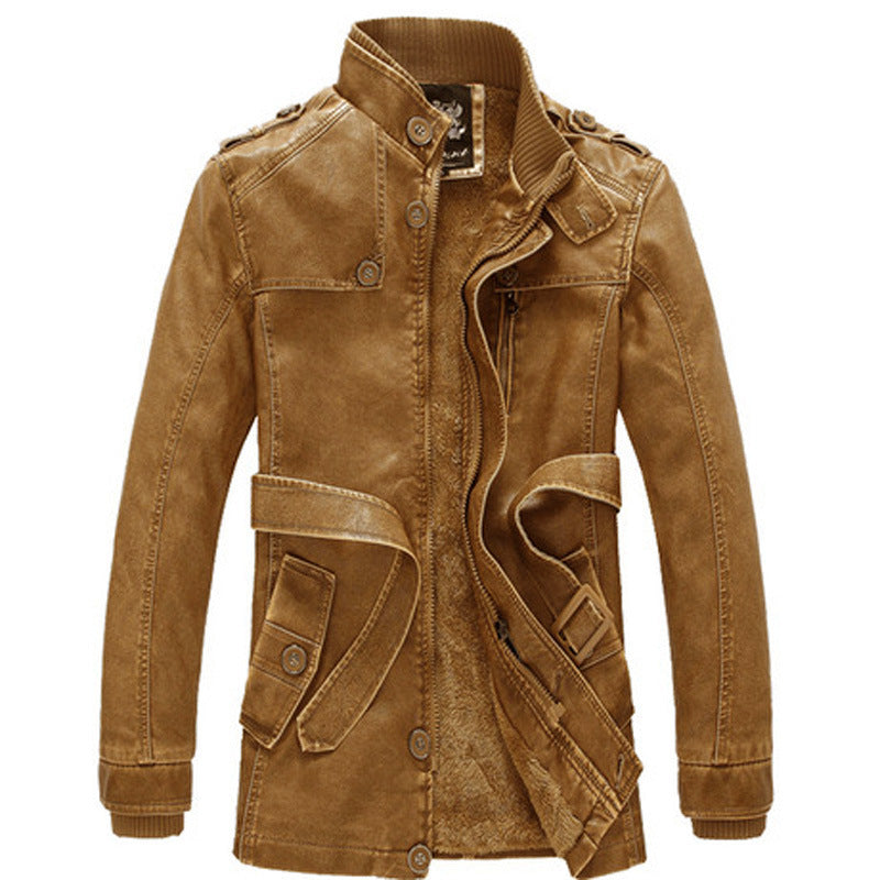 Men's Thermal Denim Parka with Sherpa Lining, High Collar and Multifunctional Pockets Shop Velvia