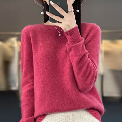 Shop Velvia | Cashmere Pullover Women Stylish Round Neck, Soft & Comfortable