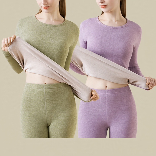 Women's Thermal Set, self-heating, with round neckline