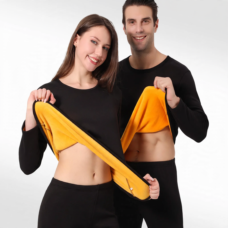 Thermal underwear set with heating function for women and men