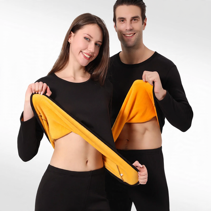 Thermal underwear set with heating function for women and men