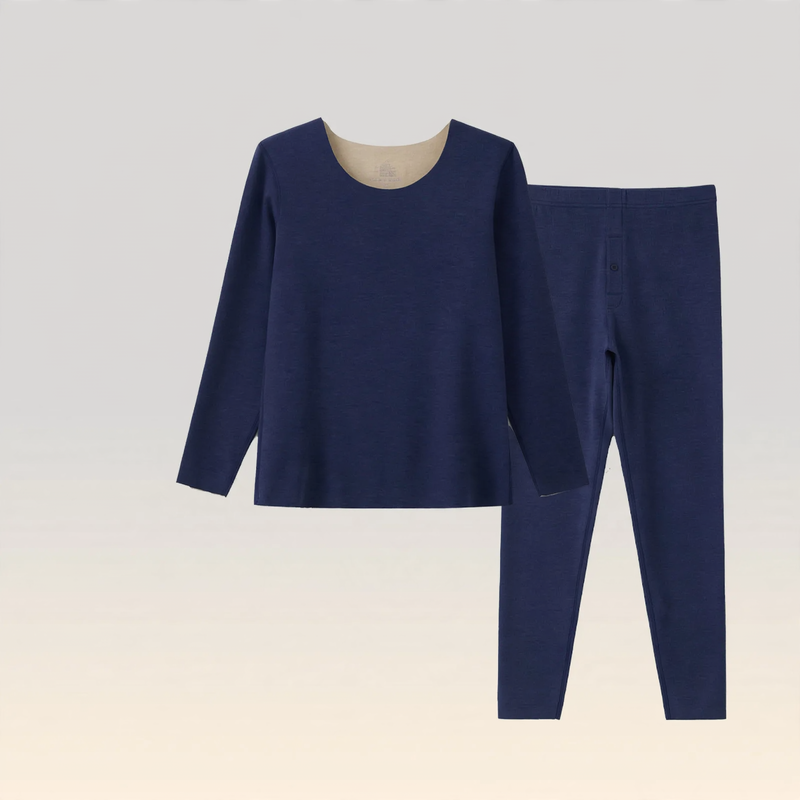 Thermo set with cashmere and silk, antibacterial