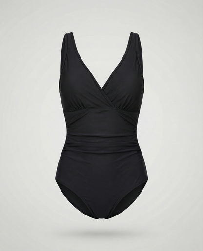 Tricolor Swimsuit with Flat Sole