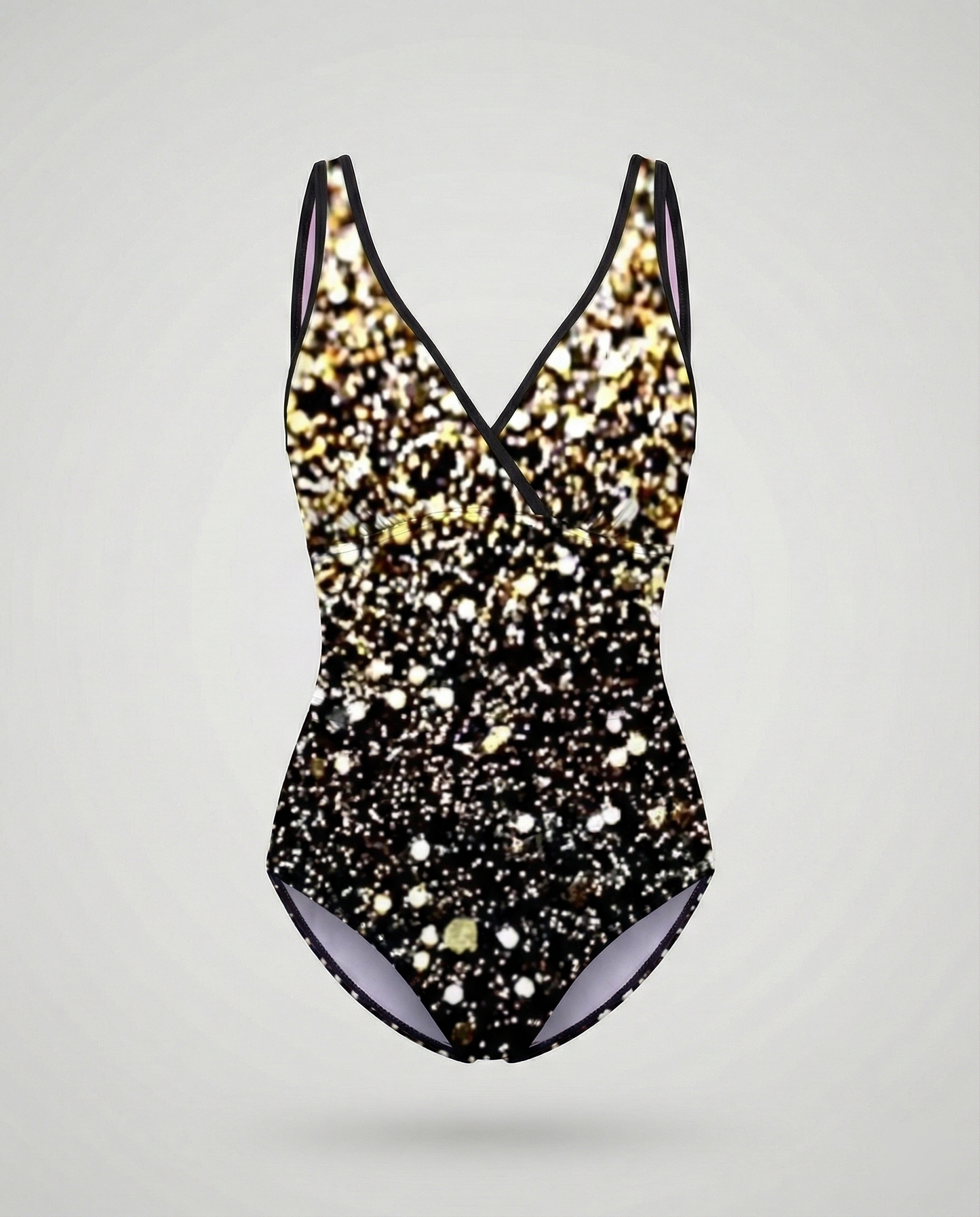 Tricolor Swimsuit with Flat Sole