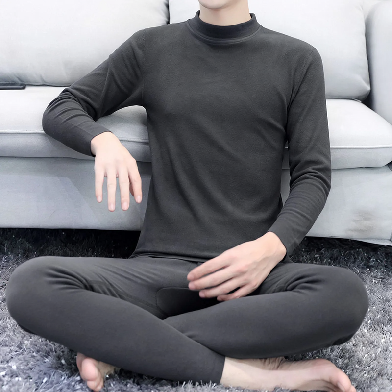 Men's thermal underwear set with heating function