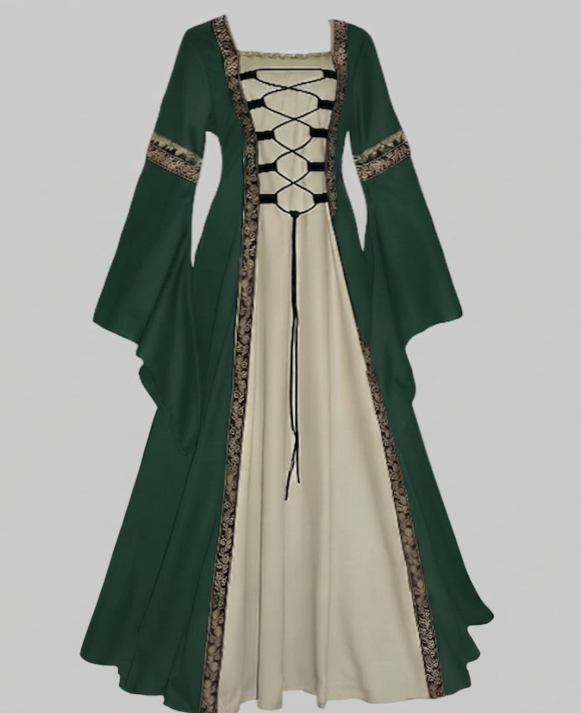 Women's historic fairy tale dress with elegant lacing design Shop Velvia