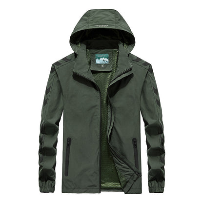 Men's Performance Softshell Jacket with Hood, Sealed Zippers and Reflective Sleeve Inserts Shop Velvia
