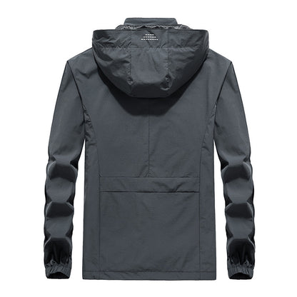 Men's Performance Softshell Jacket with Hood, Sealed Zippers and Reflective Sleeve Inserts Shop Velvia