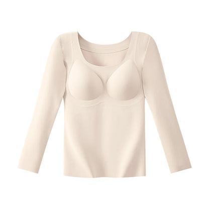 Women's thermal top, self-heating, antibacterial