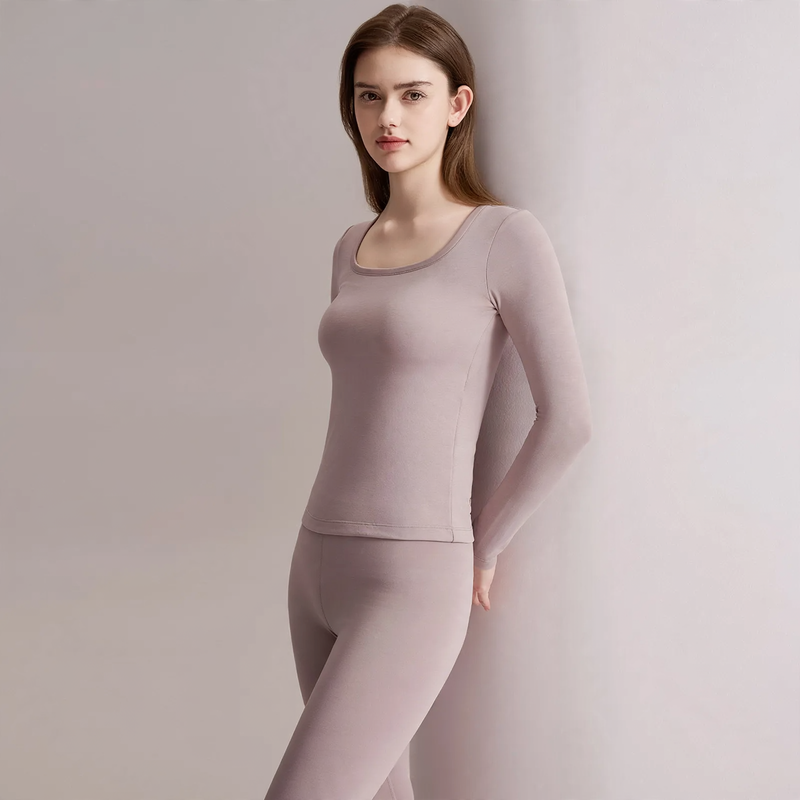 Women's thermal underwear set made of modal and cotton