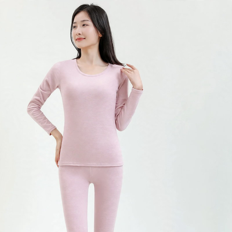 Thermo-Set for couples, cashmere-silk blend