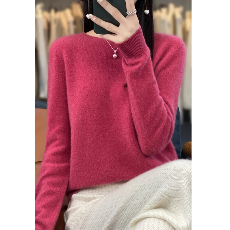 Shop Velvia | Cashmere Pullover Women Stylish Round Neck, Soft & Comfortable