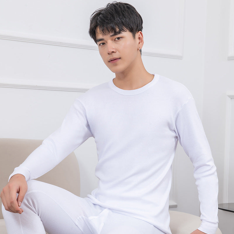Cotton thermal set, round neck, unisex